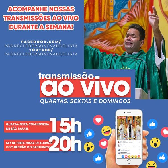 ???? ACOMPANHE NOSSAS TRANSMISSÕES AO VIVO DURANTE A SEMANA