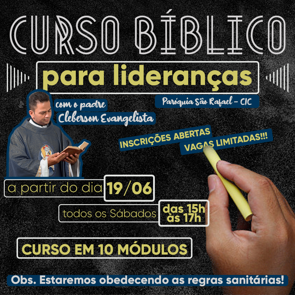 Curso Bíblico para lideranças da paróquia São Rafael