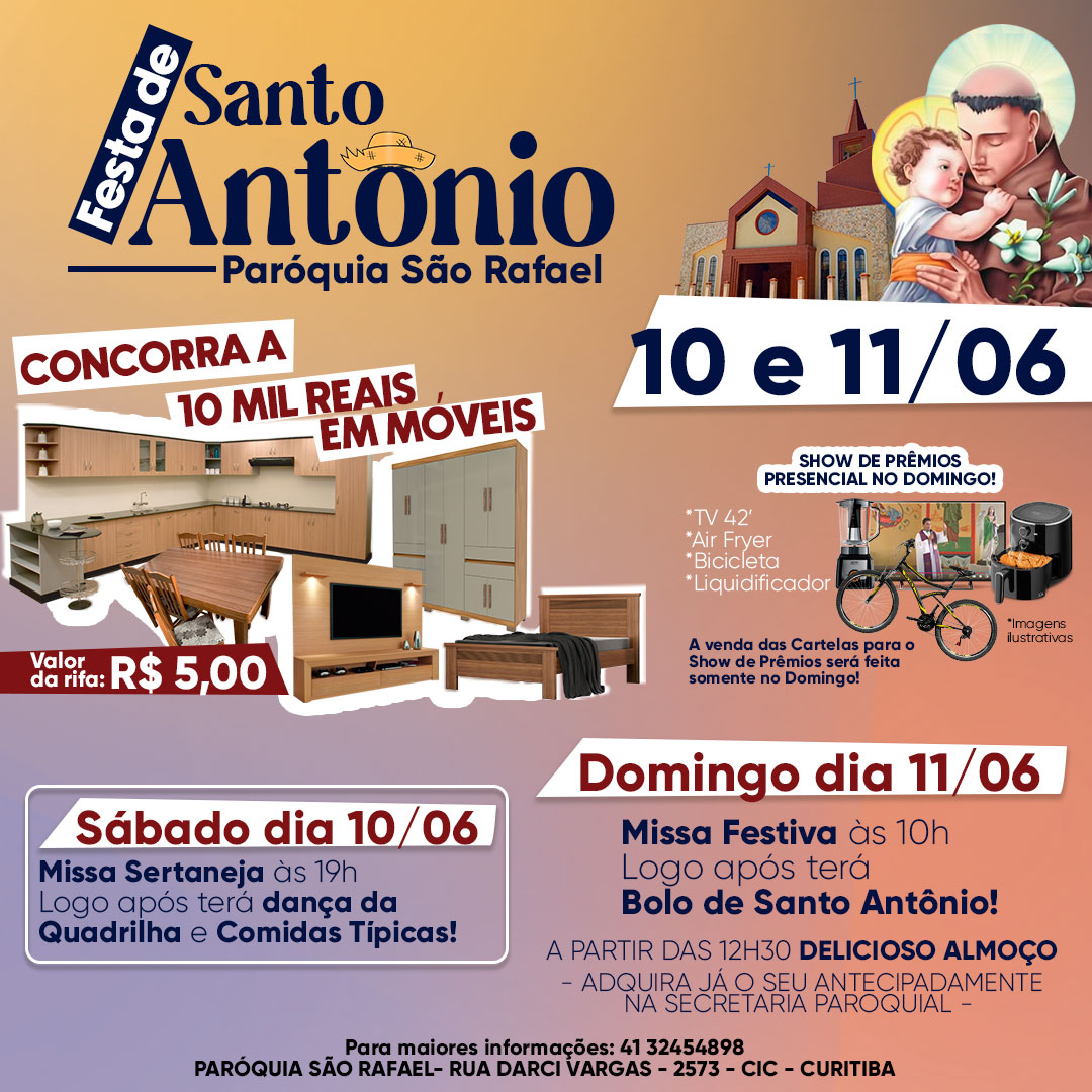 Festa de Santo Antônio - Paróquia São Rafael