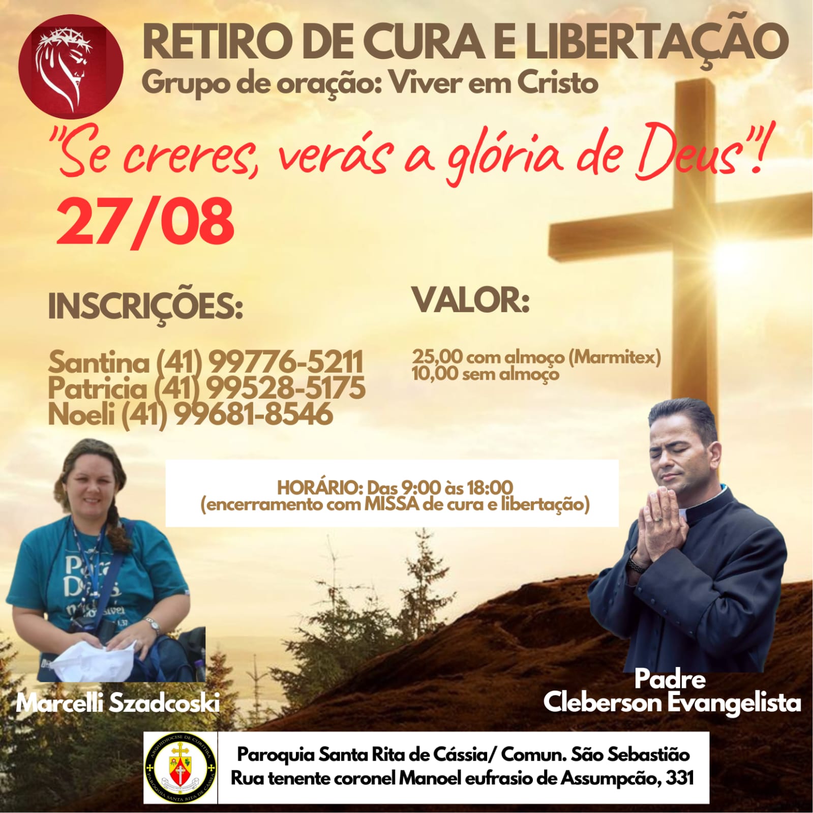 Retiro de Cura e Libertação em Curitiba