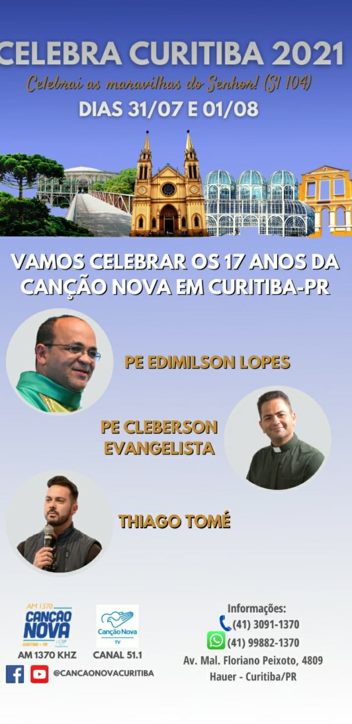 Padre Cleberson na Canção Nova de Curitiba