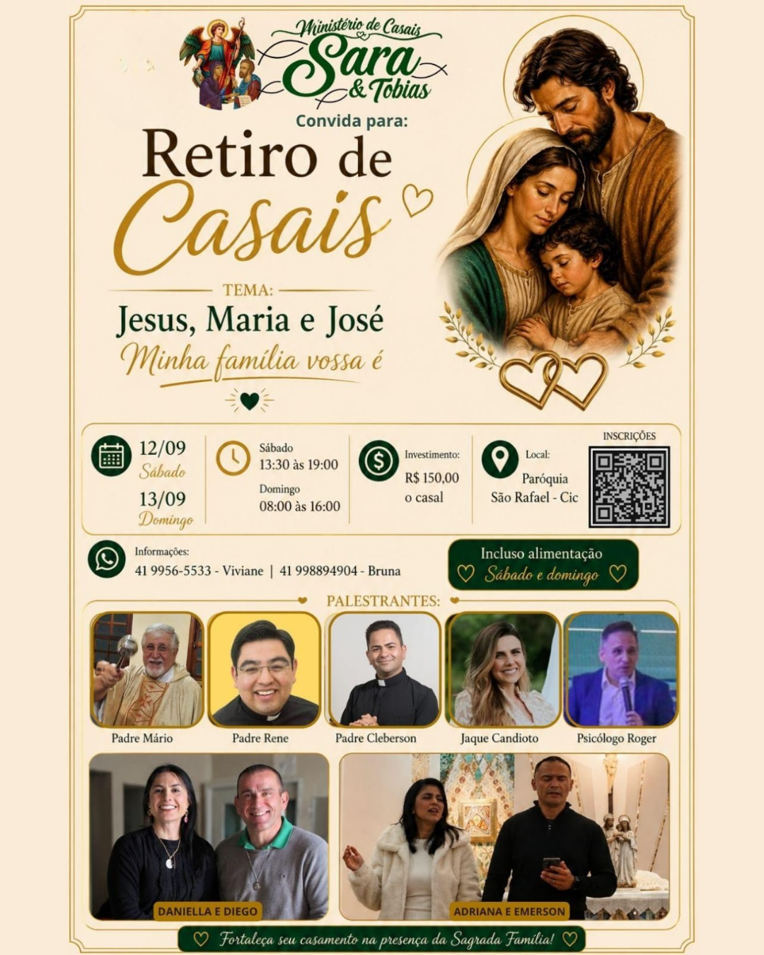 Retiro de Casais – Ministério Sara e Tobias